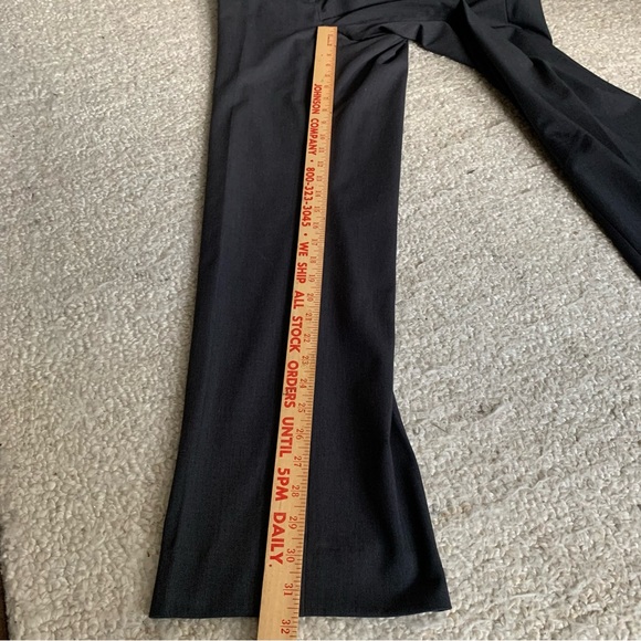 Liz Claiborne Dress Pants, Career/Classic Women's Size 8 Charcoal Straight Legs - Picture 9 of 13